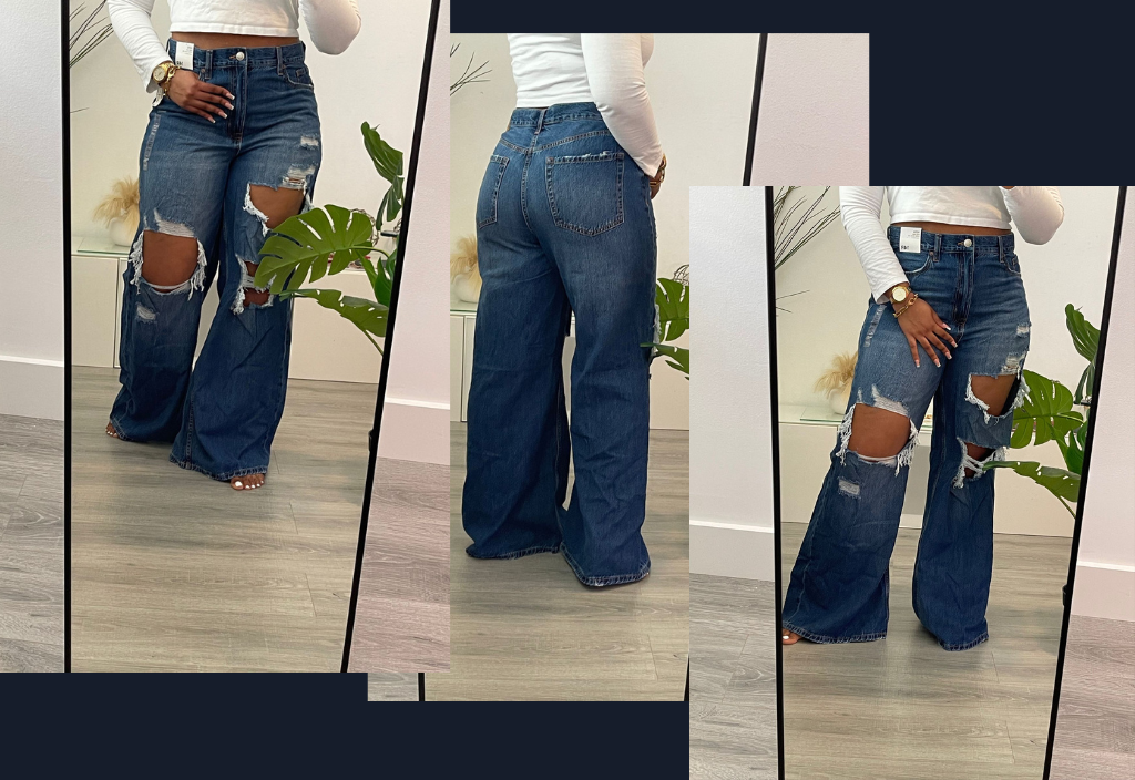 Shoi Beauty Box baggy jeans